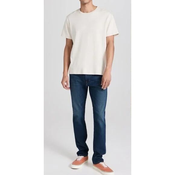 AG Adriano Goldschmied Everett Slim Straight Denim Jeans Dark Wash AG Pockets 33 - Picture 1 of 7